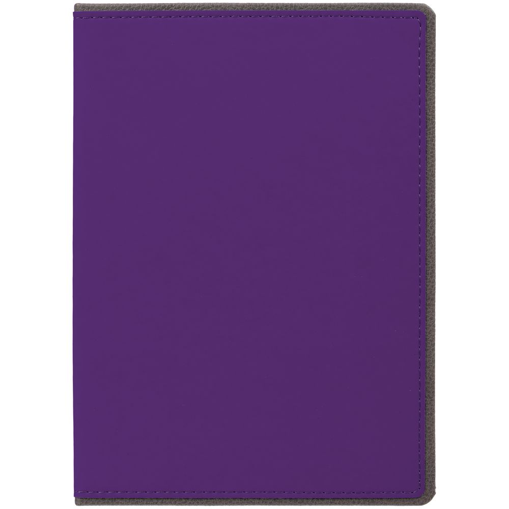 Ежедневник Frame, недатированный, фиолетовый с серым / Миниатюра WWW (1000)