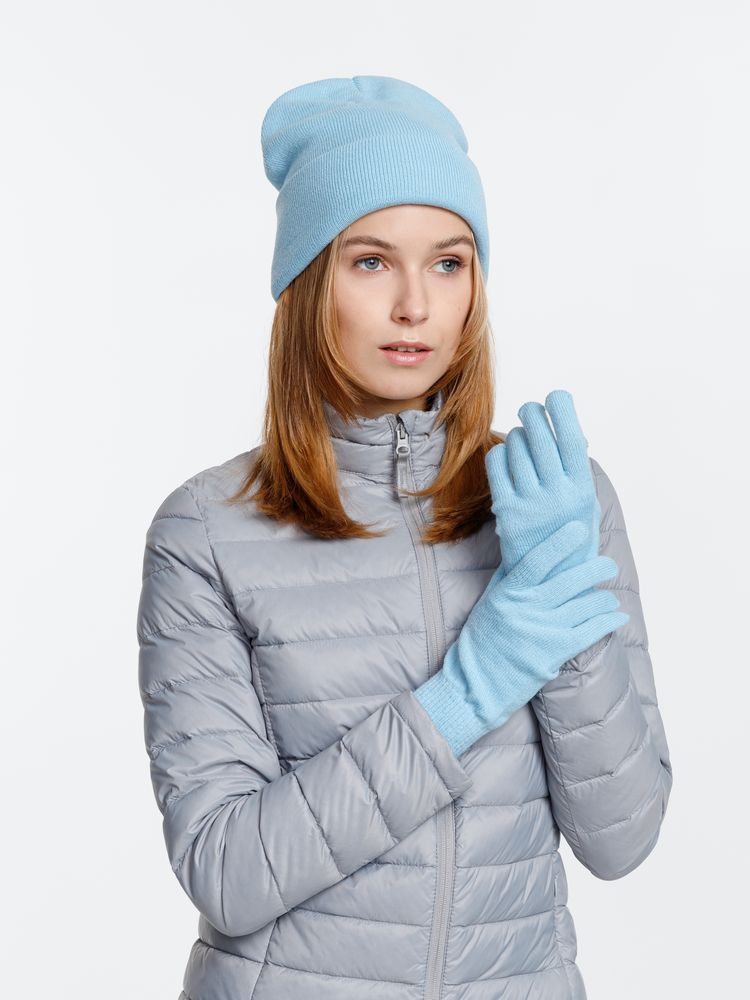 Перчатки Urban Flow, голубой меланж / Миниатюра WWW (1000)