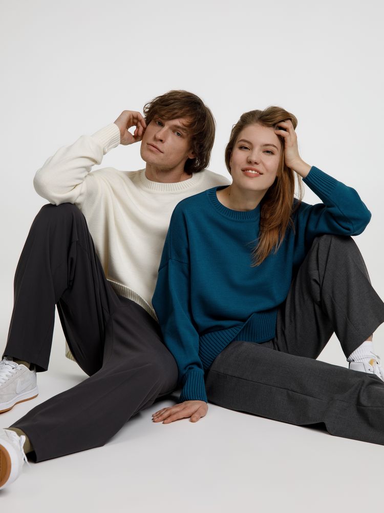 Джемпер оверсайз унисекс Stated в сумке, белый (молочный) / Миниатюра WWW (1000)