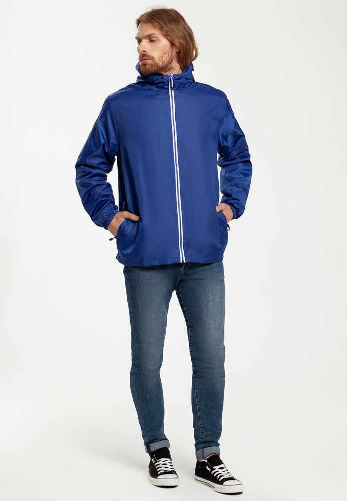 Ветровка мужская Fastplant синяя / Миниатюра WWW (1000)