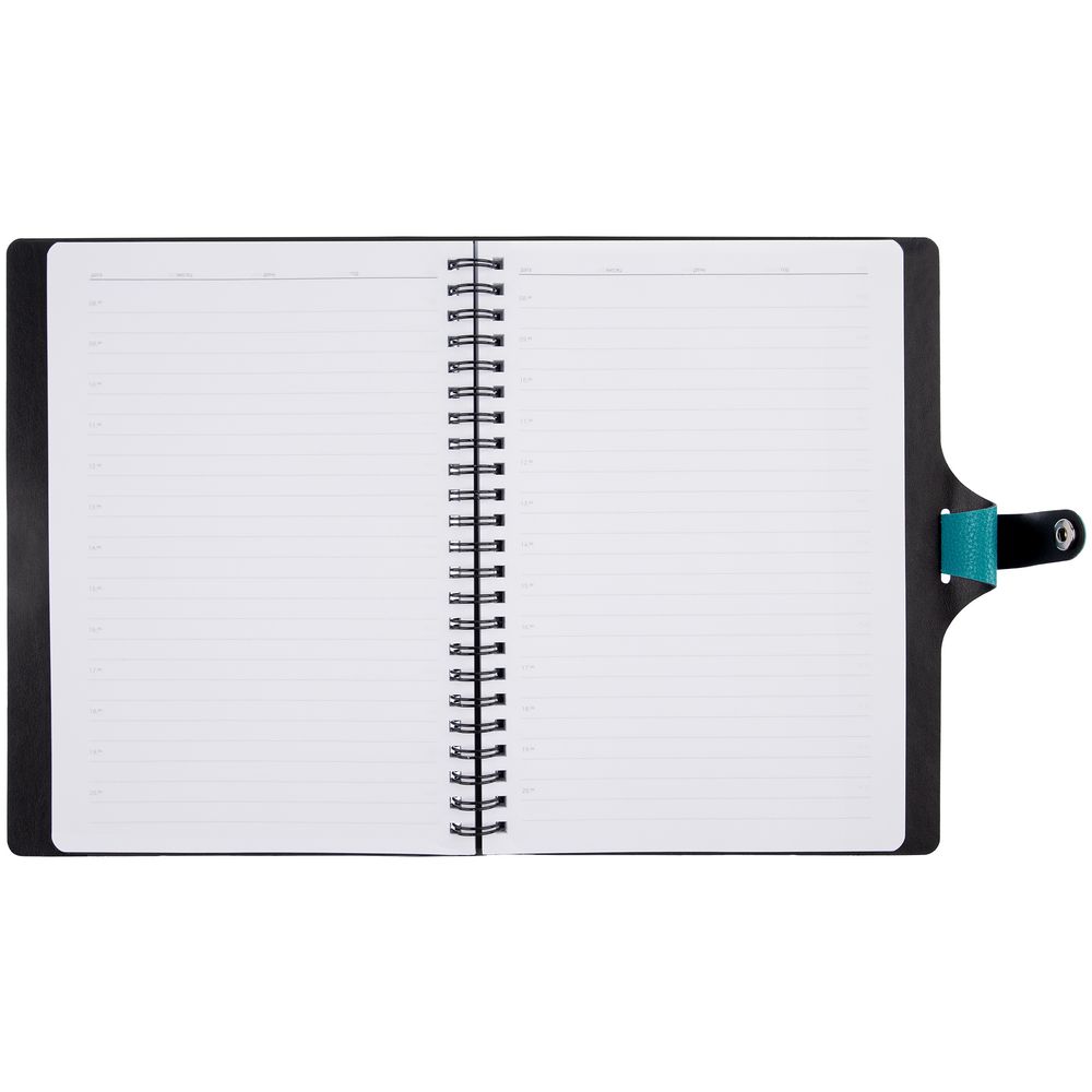 Ежедневник Strep Front, недатированный, бирюзовый / Миниатюра WWW (1000)