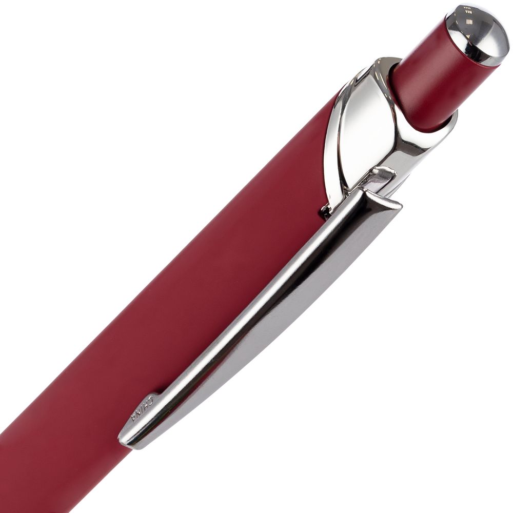 Ручка шариковая Chromos Soft Touch, красная / Миниатюра WWW (1000)