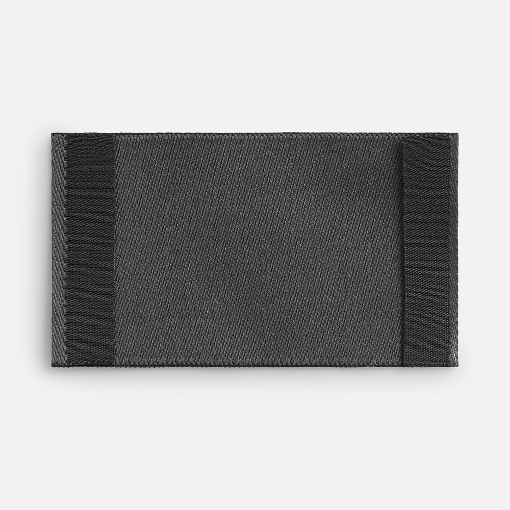 Лейбл тканевый Epsilon, M, темно-серый / Миниатюра WWW (1000)