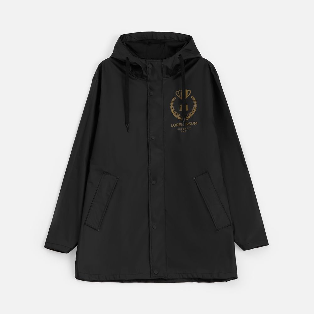 Парка R4, черная / Миниатюра нанесения (1000)