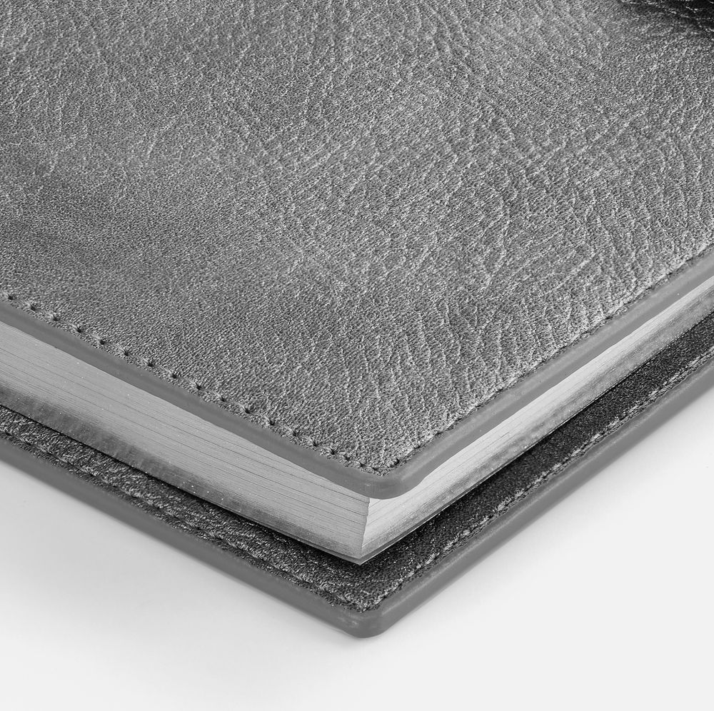 Ежедневник Repute, недатированный, серый / Миниатюра WWW (1000)