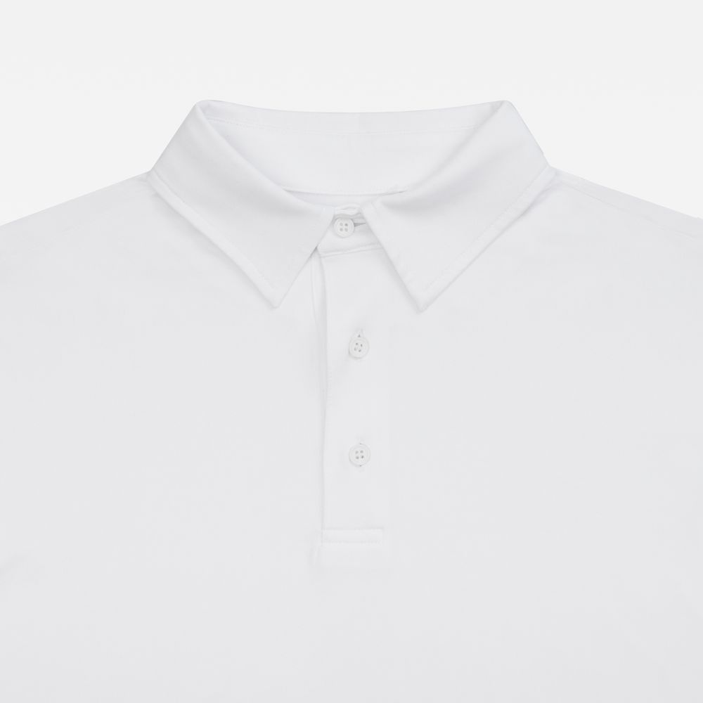 Рубашка поло унисекс Senti, белая / Миниатюра WWW (1000)