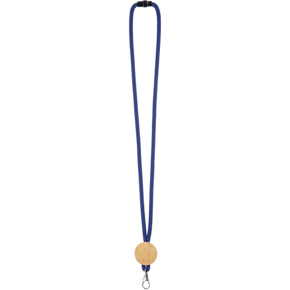 Шнурок для бейджа Tube Wood, синий / Миниатюра WWW (1000)