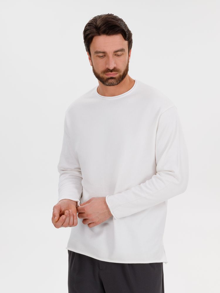 Лонгслив унисекс Siluetti Fuori, молочно-белый / Миниатюра WWW (1000)