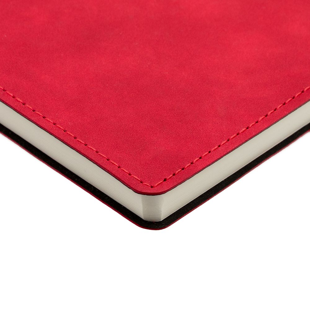 Ежедневник Lable Touch, недатированный, красный / Миниатюра WWW (1000)