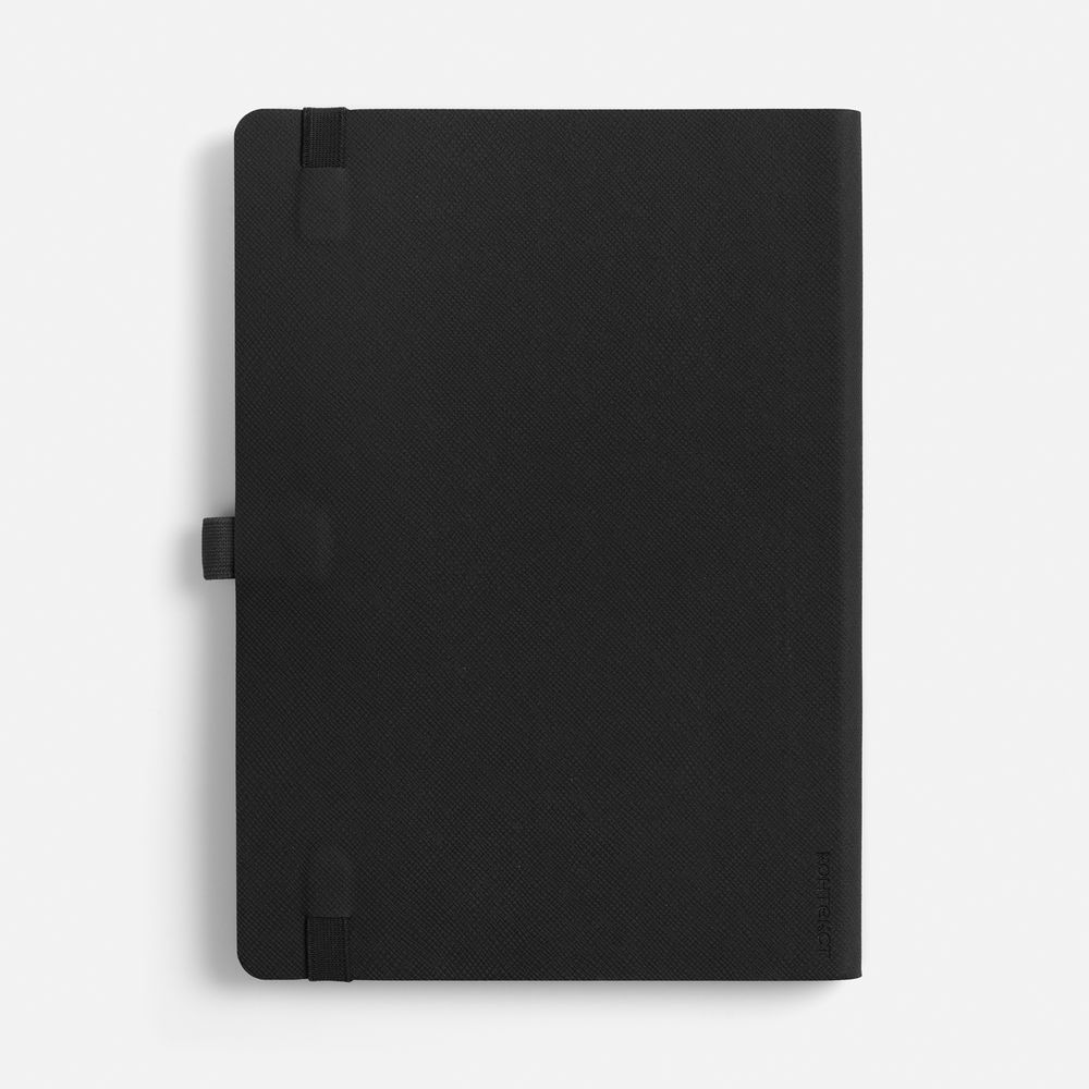 Ежедневник Peel Flex, недатированный, черный / Миниатюра WWW (1000)