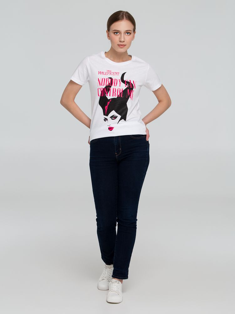 Футболка женская Unruled Maleficent, белая / Миниатюра WWW (1000)