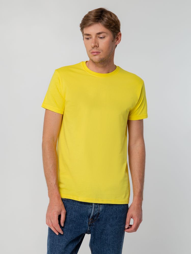 Футболка унисекс T-bolka 140, желтая / Миниатюра WWW (1000)