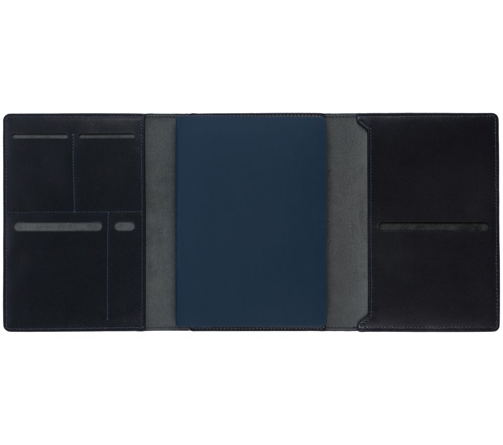 Ежедневник-портфолио Napoli, недатированный, синий / Миниатюра WWW (1000)