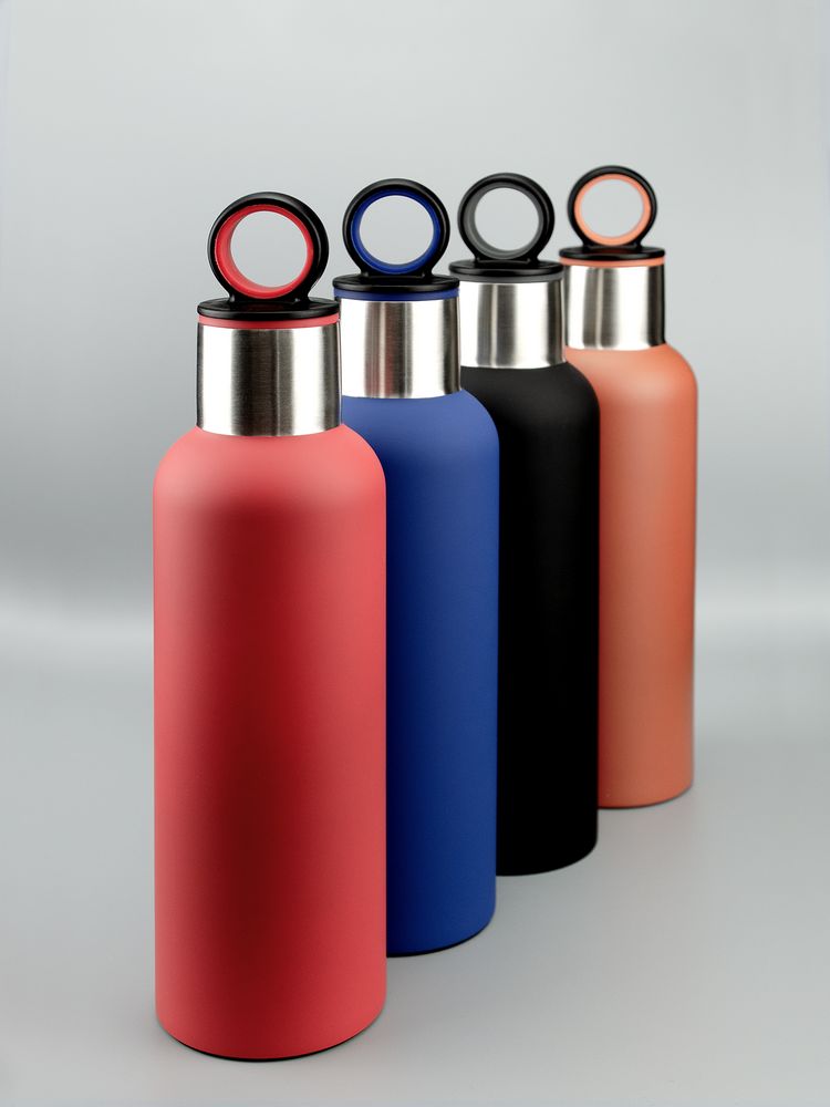 Термобутылка Sherp, синяя / Миниатюра WWW (1000)