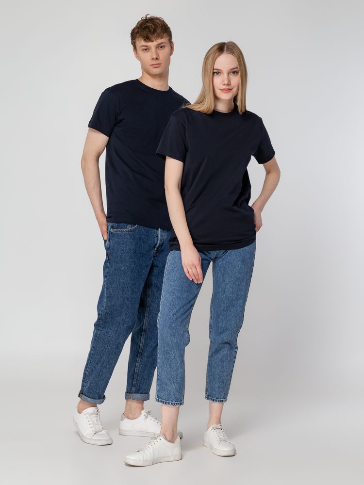 Футболка унисекс T-Bolka 160, темно-синяя / Миниатюра WWW (1000)