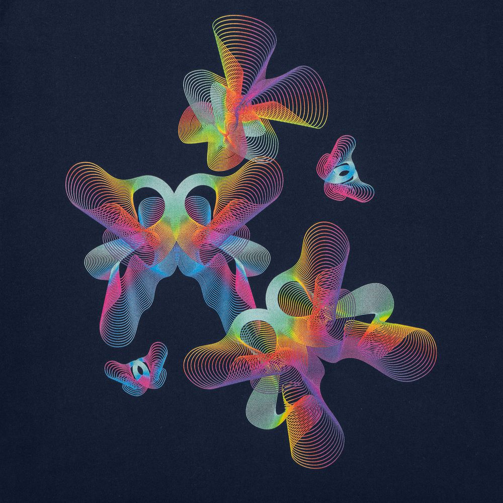 Толстовка Butterflies, темно-синяя / Миниатюра WWW (1000)