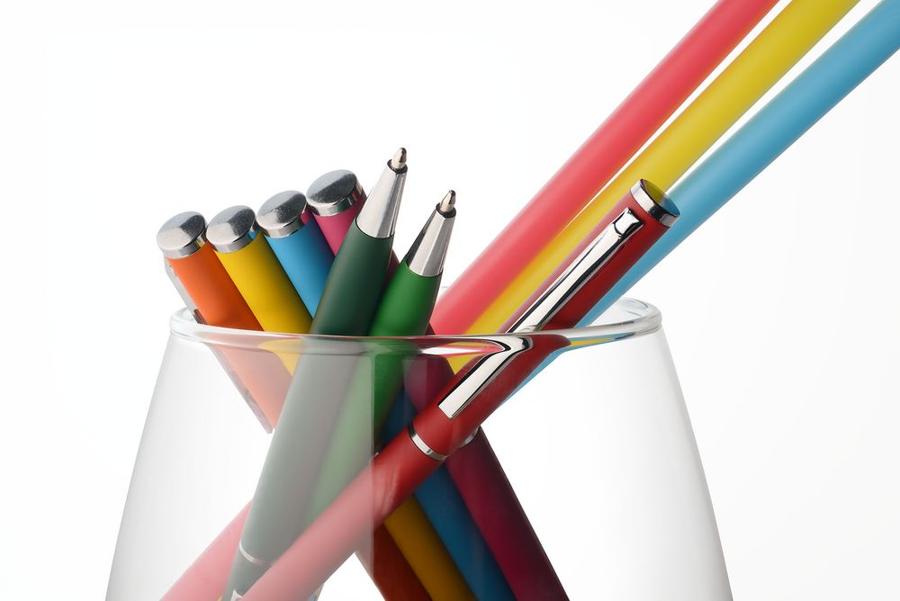 Ручка шариковая Hotel Chrome, ver.2, матовая красная / Миниатюра WWW (1000)