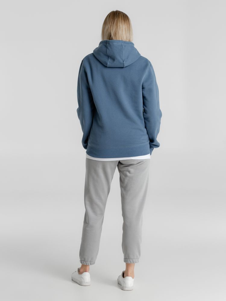 Толстовка с капюшоном унисекс King, серо-синяя / Миниатюра WWW (1000)