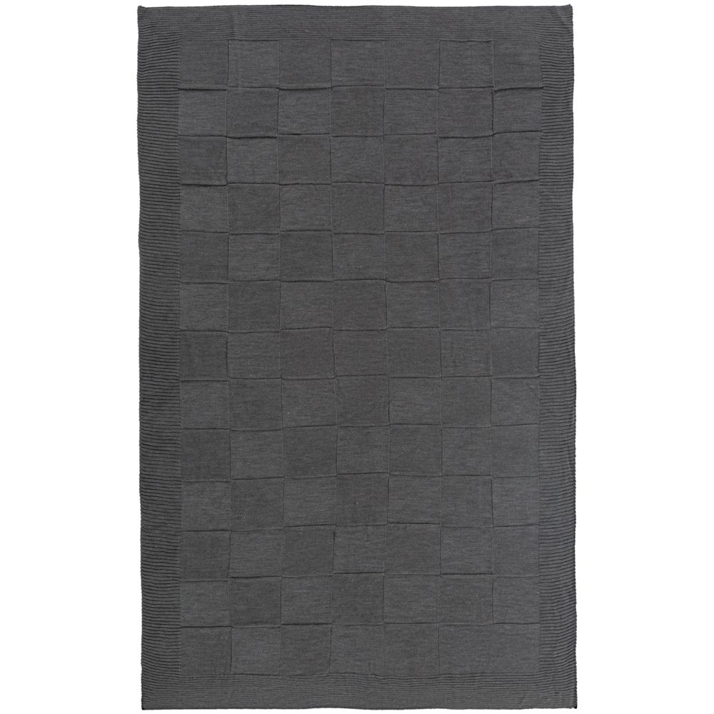 Плед Chess Queen, ver.2, серый меланж / Миниатюра WWW (1000)