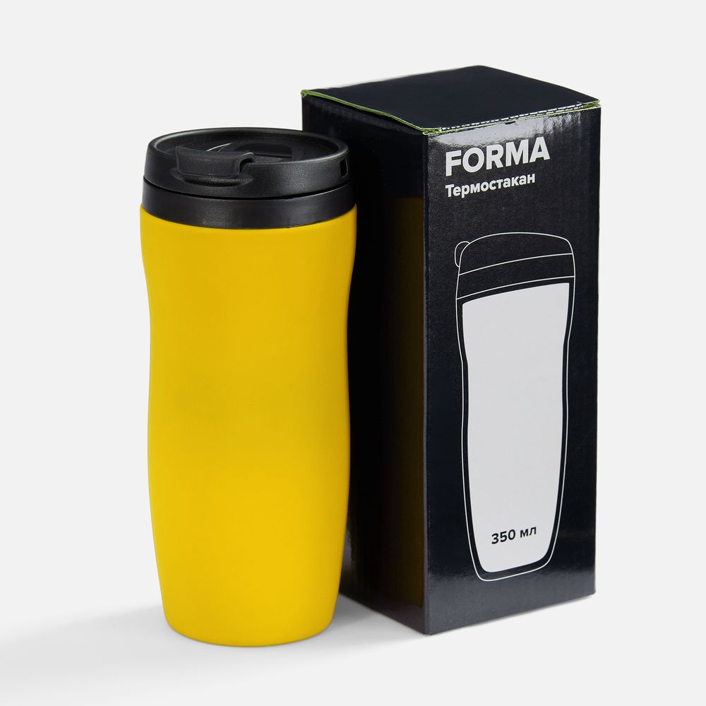 Термостакан Forma, желтый / Миниатюра WWW (1000)