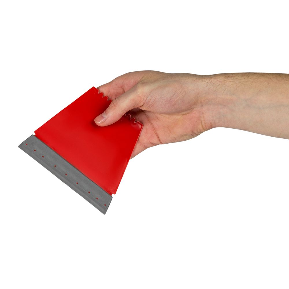 Скребок с водосгоном Snowie, красный / Миниатюра WWW (1000)