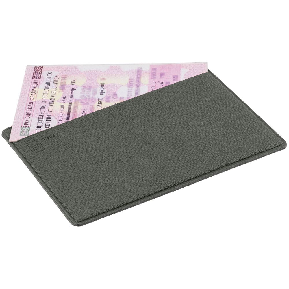 Обложка для автодокументов Devon Light, серая / Миниатюра WWW (1000)