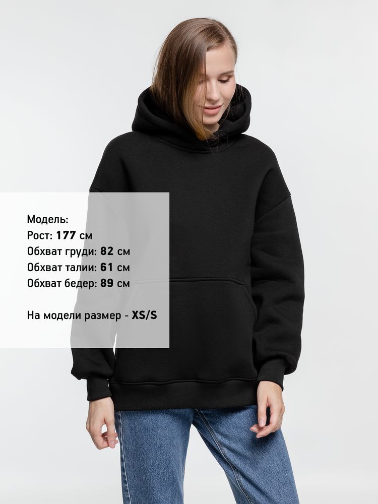 Худи оверсайз Kulonga Comfort Heavy, черное / Миниатюра WWW (1000)