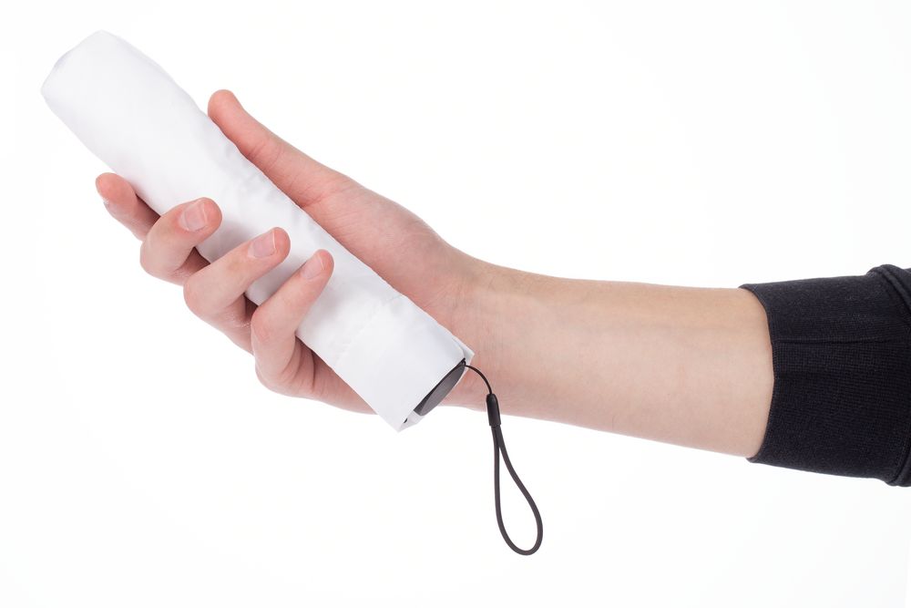 Зонт складной Luft Trek, белый / Миниатюра WWW (1000)