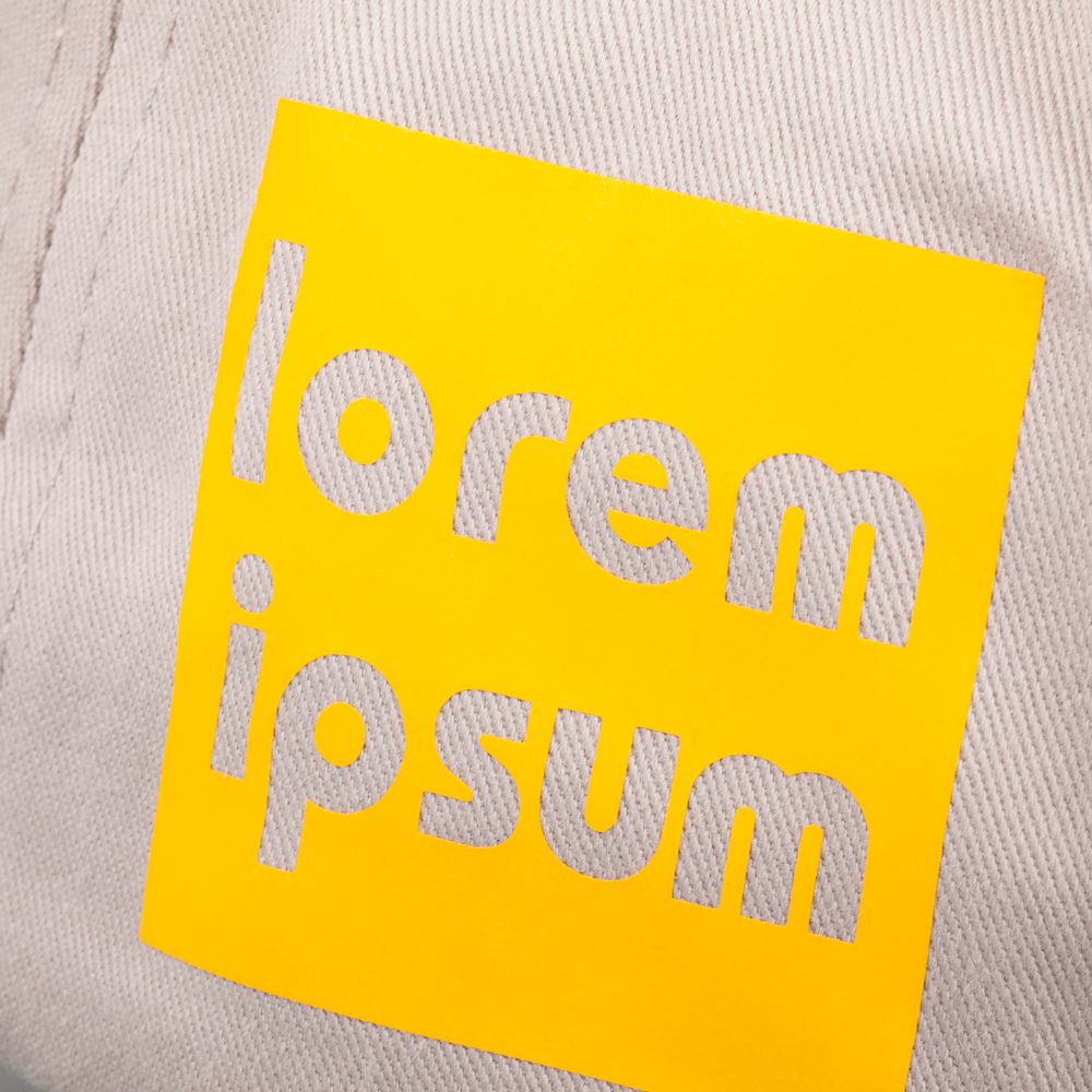 Бейсболка Convention, серая / Миниатюра нанесения (1000)