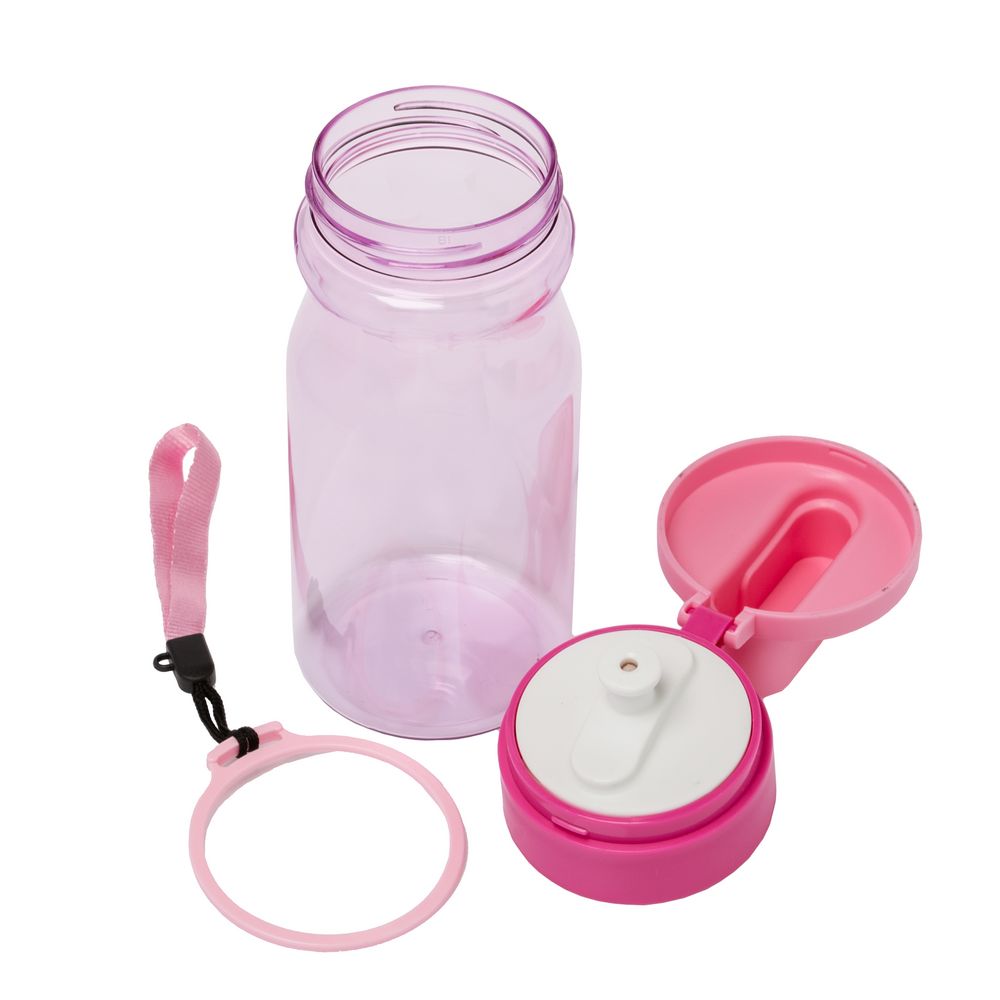 Бутылка для воды Jungle, розовая / Миниатюра WWW (1000)