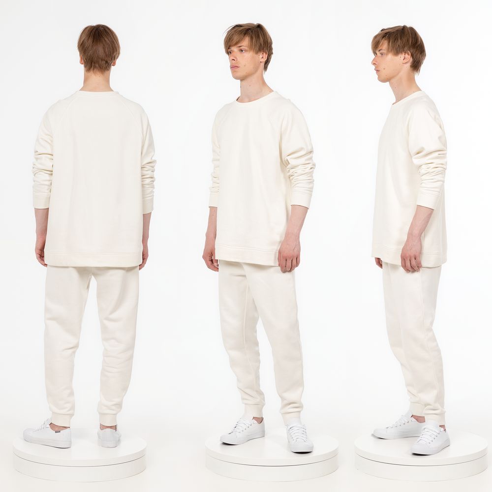 Свитшот унисекс S1, молочно-белый / Миниатюра WWW (1000)