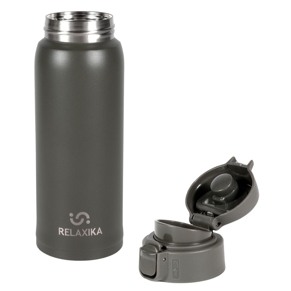 Термокружка Relaxika, хаки / Миниатюра WWW (1000)