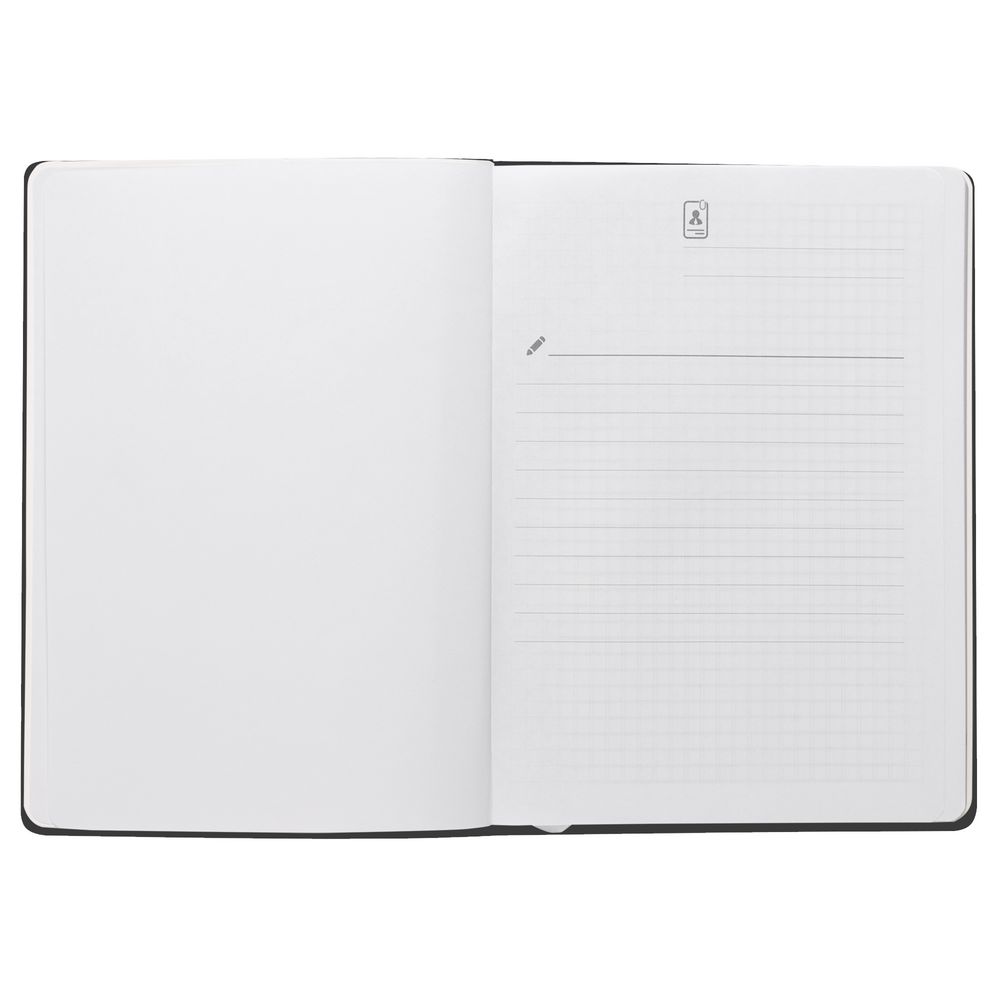 Блокнот Verso в клетку, белый / Миниатюра WWW (1000)