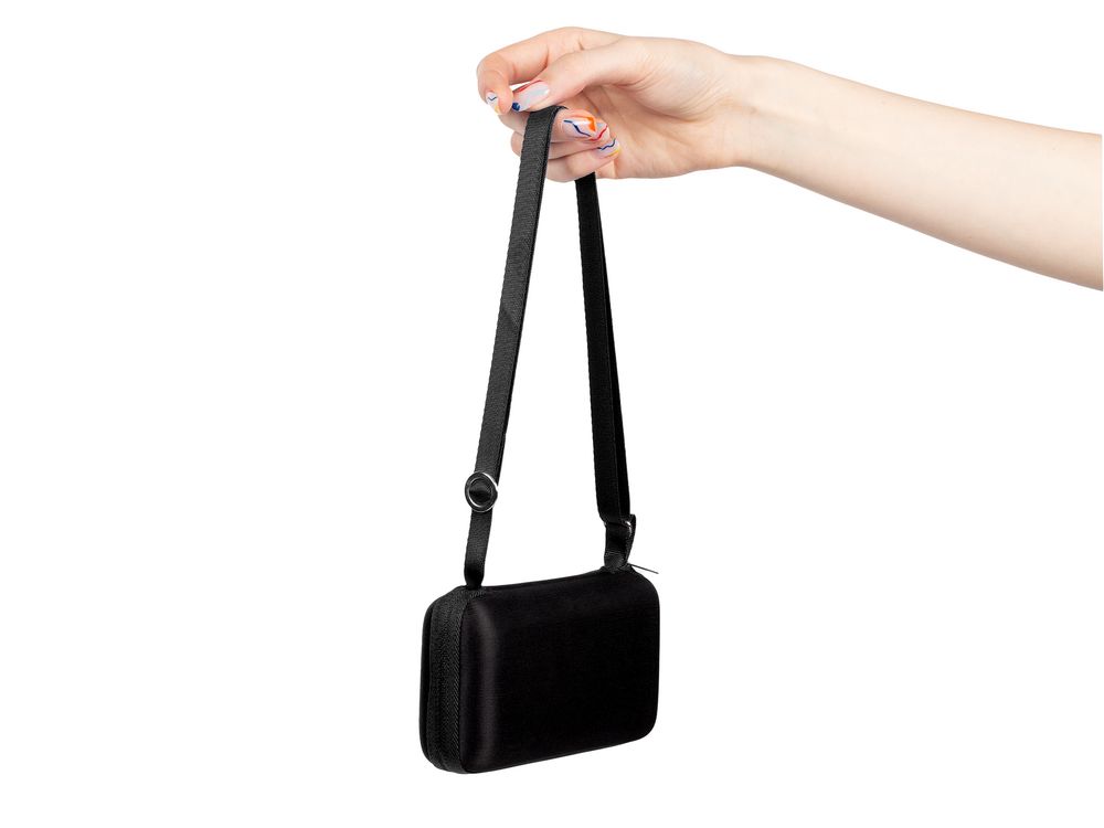 Зонт складной Color Action, в кейсе, черный / Миниатюра WWW (1000)