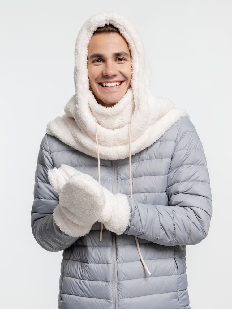 Варежки Flocky, молочно-белые / Миниатюра WWW (1000)