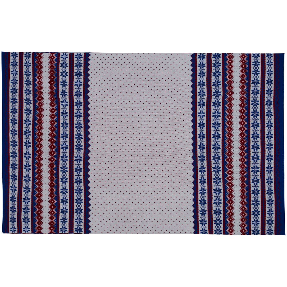 Плед Happy View, синий с красным / Миниатюра WWW (1000)