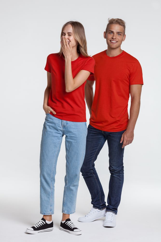 Футболка мужская T-bolka Stretch, красная / Миниатюра WWW (1000)