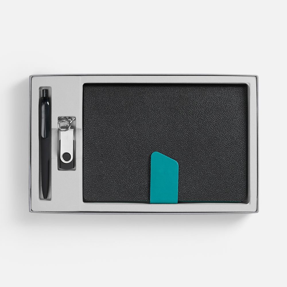 Набор Boom Memory, черный с бирюзовым / Миниатюра WWW (1000)