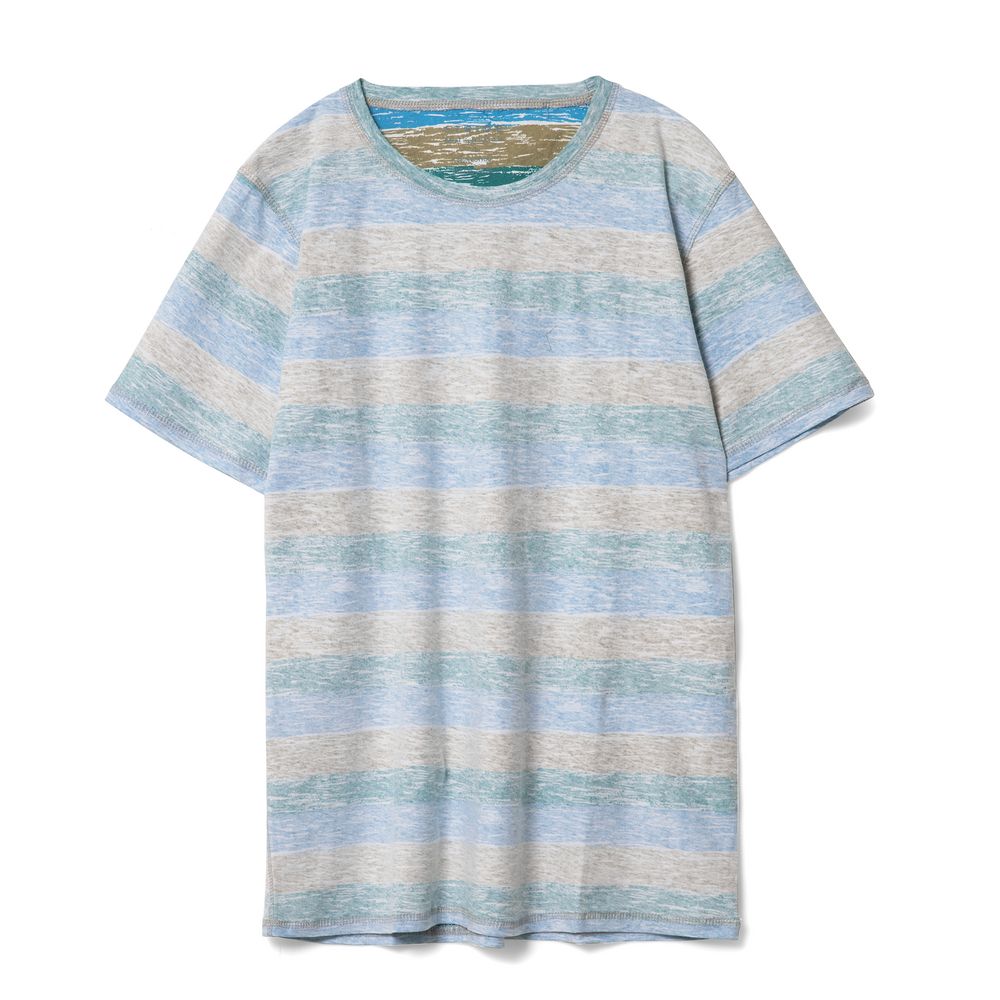 Футболка мужская Rayet двусторонняя, голубая с зеленым / Миниатюра WWW (1000)