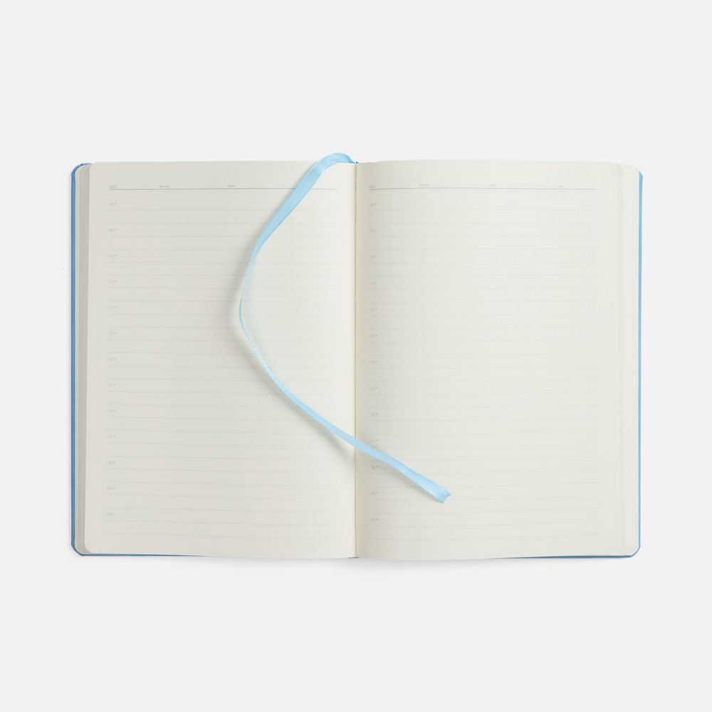 Ежедневник Urban Hard, недатированный, голубой / Миниатюра WWW (1000)