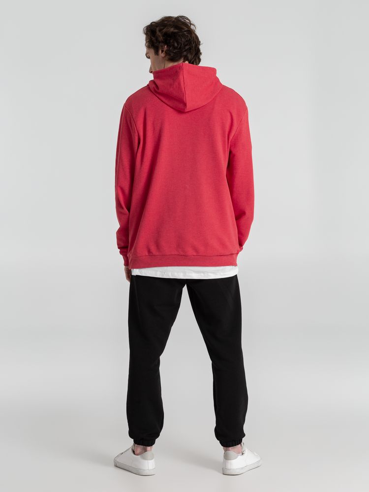 Толстовка с капюшоном унисекс Hoodie, красный меланж / Миниатюра WWW (1000)