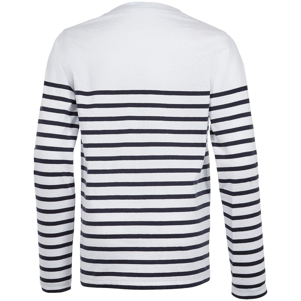 Футболка детская с длинным рукавом Matelot LSL Kids, белая с синим / Миниатюра WWW (1000)