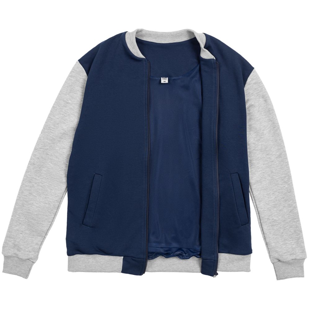 Бомбер College, черный / Миниатюра WWW (1000)