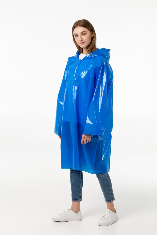 Дождевик-плащ CloudTime, синий / Миниатюра WWW (1000)