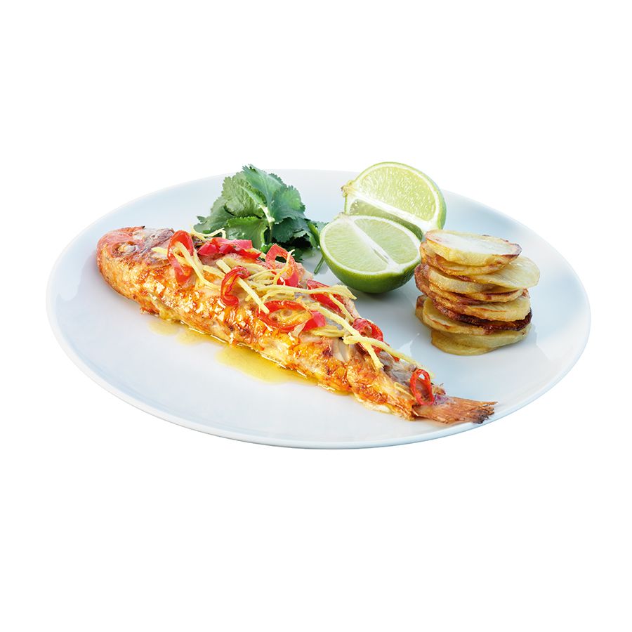 Набор из 4 больших тарелок Dine, белый / Миниатюра WWW (1000)