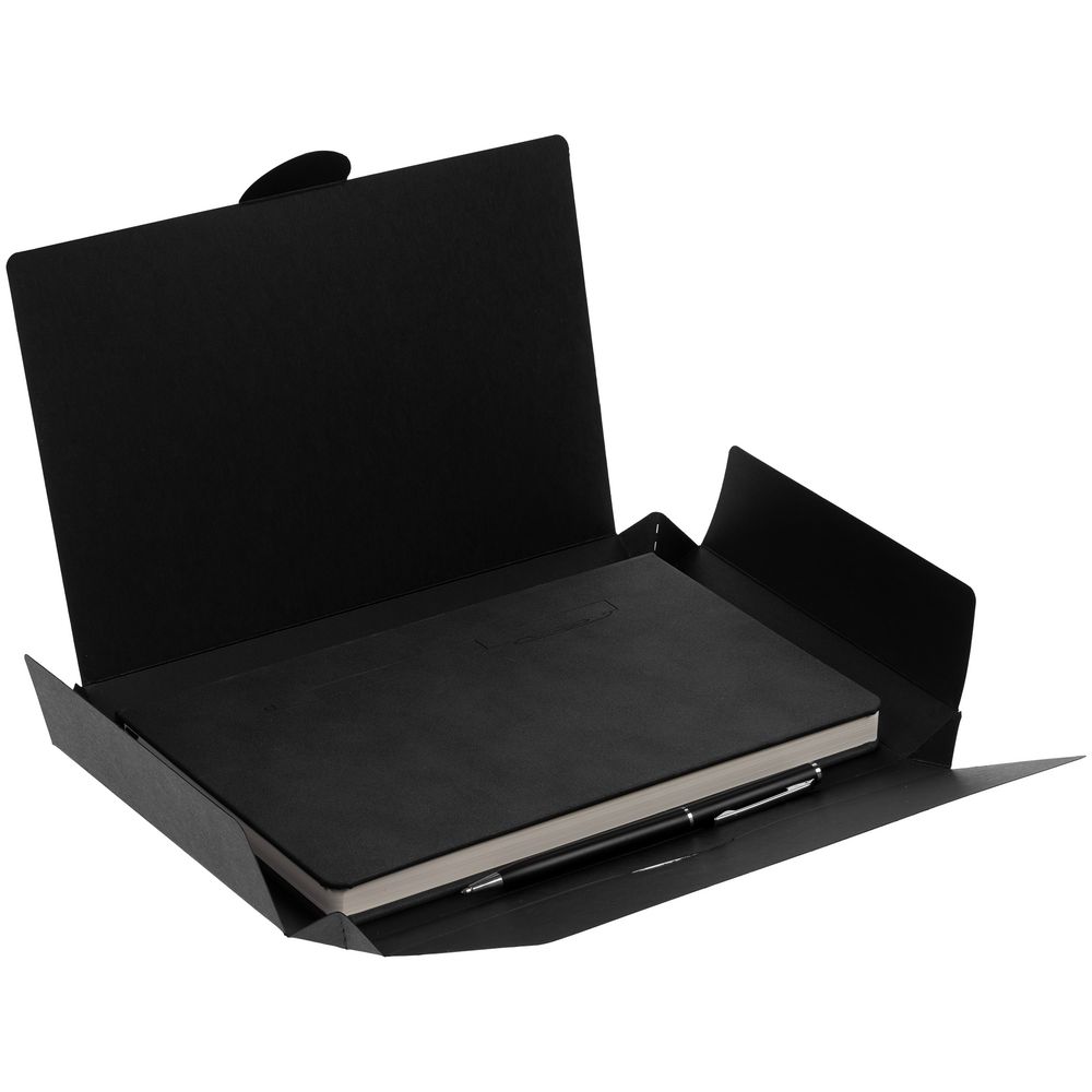 Набор Magnet Chrome с блокнотом, черный / Миниатюра WWW (1000)