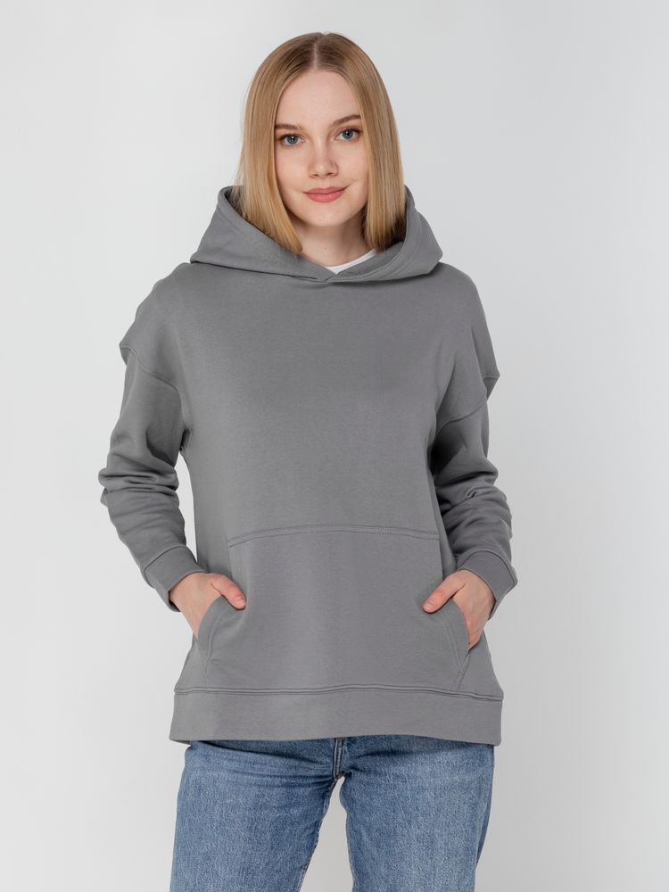 Худи оверсайз унисекс Outshine, серое / Миниатюра WWW (1000)