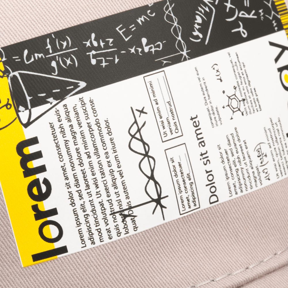 Бейсболка Convention, серая / Миниатюра нанесения (1000)