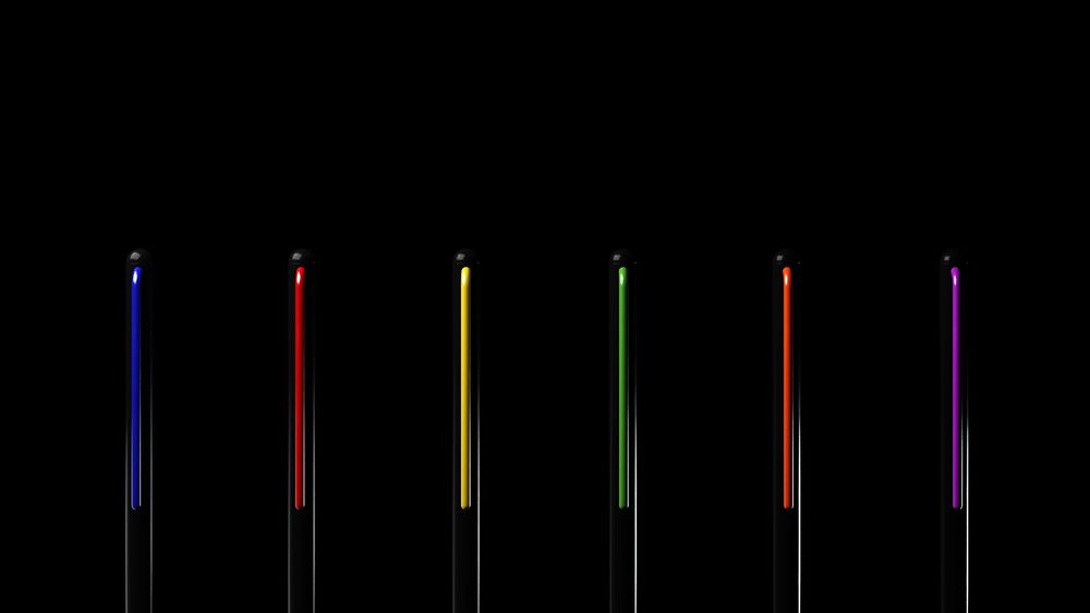 Шариковая ручка GrafeeX в чехле, черная с фиолетовым / Миниатюра WWW (1000)