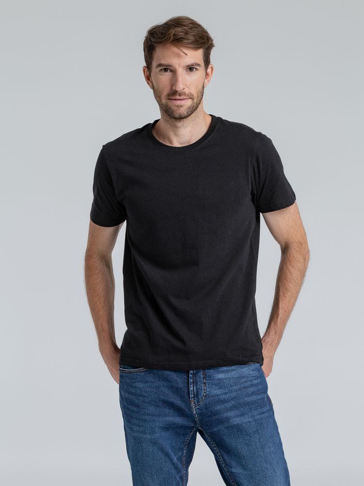 Футболка мужская T-bolka 140 Fit, черная / Миниатюра WWW (1000)